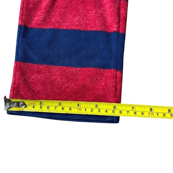 🌼 5/$25 Carter’s Kids Fleece Pajama Pants Size 6 Red Navy Striped Pull-On Lounge - Picture 7 of 9